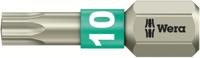 05071032001 Wera Torx Screwdriver Bit, TX 10 Tip, 25 mm Overall