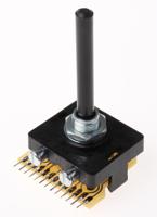 pt6594 Lorlin, 12 Position SP12T Rotary Switch, 500 mA @ 250 V, Through Hole