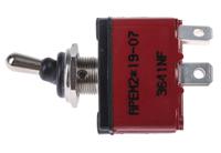 3641nf2 APEM Toggle Switch, Panel Mount, On-Off, DPST, Tab Terminal, 28V dc