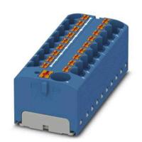 3274034 Phoenix Contact Distribution Block, 19 Way, 6mm², 32A, 450 V, Blue