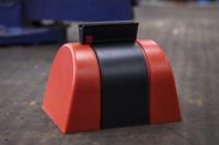 829-9071 RS PRO Black & Red Polyester Retractable Barrier, 4.6m, Red Tape