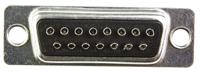 119998-2836 ITT Cannon ZD* 15 Way Panel Mount D-sub Connector Socket, 2.77mm Pitch
