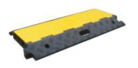 cp1071 Viso 910mm Black/Yellow Cable Cover in Rubber, Thermoplastic, 65mm Inside dia.