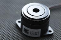 457-027 RS PRO 95dB Panel Mount Continuous Internal Piezo Buzzer, 29.5 (Dia.) x 24.5mm, 1.5V dc Min, 28V dc Max