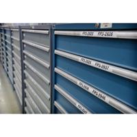 m6c-1000-439 Brady B-439 Black on White Cable Labels, 15.24 m Length, 25.40 mm Width, 25.4mm Label Width