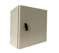 222-9368 RS PRO Steel Wall Box, IP66, 400 mm x 400 mm x 210mm