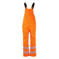 9144-hvo-36 Bib & Brace Hi Vis Orange Unlined Waterp