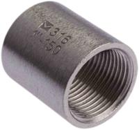 499-3035 RS PRO Stainless Steel Pipe Fitting Socket, Female G 1in x Female G 1in