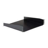 cabshelf StarTech.com Black Shelf, 2U, 20kg Load, 443mm x 400mm