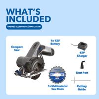 cs12v Dremel CS12V 85mm Cordless Circular Saw, 12V, BS 1362, BS 1363