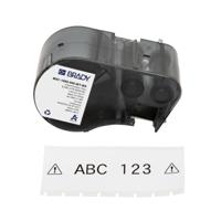 m5c-1500-595-wt-bk Brady B-595 on Black on White Label, 38.10 mm Width