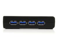 st4300usb3gb StarTech.com 4 Port USB 3.0 USB A  Hub, AC Adapter - UK Plug Powered, 95 x 68 x 23mm