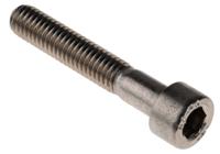 187-1443 RS PRO Stainless Steel Hex Socket Cap Screw, DIN 912, M6 x 35mm
