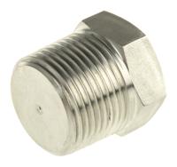 222-6614 RS PRO Stainless Steel Pipe Fitting Hexagon Plug, Male NPT 3/4in