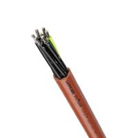 0046012 Lapp ÖLFLEX HEAT 180 SiHF Control Cable, 7 Cores 1 mm² 17 AWG, 50 m, Unscreened Stranded, Red Silicone Sheath