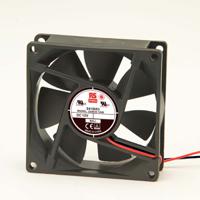 541-5053 RS PRO Axial Fan, 12 V dc, DC Operation, 68m³/h, 1.8W, 180mA Max, 80 x 80 x 25mm