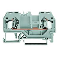 281-901 Wago 281 Series Grey Feed Through Terminal Block, 4mm², Single-Level, Cage Clamp Termination