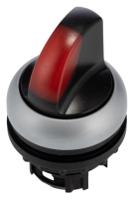 216825-m22-wrlk-r Eaton RMQ Titan Series 2 Position Selector Switch Head, 23mm Cutout, Red Handle