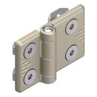 3842544529 Bosch Rexroth Door Hinge, 8 mm, 10 mm Slot, 45 mm Strut Profile