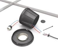 148-00123-spotclip-box-fr-pa66hs-bk HellermannTyton Lighting Cover for use with Reel and blowed-in insulations with LED and Compact Fluorescent Lamps,