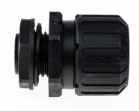 7tca296060r0105-xf16m16d Adaptaflex Straight, Conduit Fitting, 16mm Nominal Size, M16, Nylon 66, Black IP65 rating