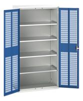 1692677011 Bott 2 Door, 0 Drawer Sheet Steel Floor Standing Cupboard, 1050 x 550 x 2000mm
