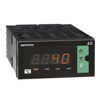 40t96-4-00-rr00-001-ex-40t96-4-00-rr001 Gefran 40T96 Temperature Indicator, 108 x 48mm Relay, 100 → 240 V ac Supply Voltage
