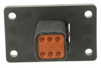 dt04-6p-cl06 Deutsch, DT Automotive Connector Socket Panel Mount 6 Way DT04-6P-CL06