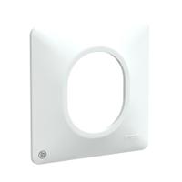 s300702 Schneider Electric White, 1 Gang, Ovalis C Series