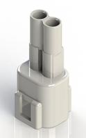 572-002-000-100 EDAC Wire to Wire Connector Cable Mount Plug, 2P, Crimp Termination, 10A, 300 V