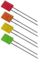 hlmp-s201 Broadcom1.9 V Red LED Rectangular Through Hole, HLMP-S201