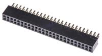 m50-3002545 HARWIN Straight Through Hole Mount PCB Socket, 50-Contact, 2-Row, 1.27mm Pitch, Solder Termination