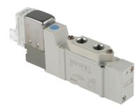 sy3120-5lou-m5-q SMC 5/2 Pneumatic Solenoid Valve - Solenoid/Pilot Metric M5 SY3000 Series 24V dc