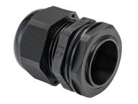 ngm32-blk HellermannTyton NGM Series Black Nylon Cable Gland, M32 Thread, 18mm min., 25mm max., IP68