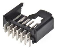 25-msfw-06 Lumberg Minimodul Series Right Angle Through Hole PCB Header, 6 Contact(s), 2.5 mm Pitch, 1 Row, Shrouded