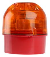 pss-0096 Klaxon PSS Series Amber Sounder Beacon, 110 → 230 V ac, IP65, Base Mount, 102dB at 1 Metre