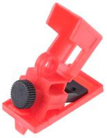 818-8066 RS PRO Red 1-Lock Nylon, Random Clamp-On Breaker Lockout, 6.5mm Shackle, 11mm Attachment