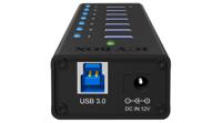 ib-ac618 ICY BOX 7 Port USB 3.0 USB A, USB B  Hub, Adapter Powered, 113 x 46 x 26mm