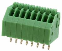 1989803 Phoenix Contact PTSA 0.5/ 8-2.5-F Series PCB Terminal Block, 2.5mm Pitch, Through Hole Mount, Solder Termination