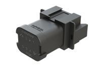 at04-08pb-p026 Amphenol Industrial, AT Automotive Connector Plug Black 8 Way AT04-08PB-P026