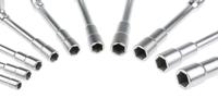 mod75-1pb Facom Hex Tubular Box Spanner Set, 8 - 10 - 11 - 12 - 13 - 14 - 16 - 17 - 18 - 19 mm Tip