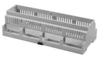 194-7574 RS PRO Open Top, Vented Sides Enclosure Type, 212.1 x 90 x 58mm, Polycarbonate DIN Rail Enclosure