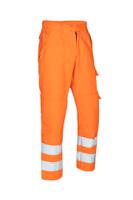 078vr-44 Sioen 078VR Orange Arc Flash Trousers Chemical Splash Protection 44 in Leg Length 87cm
