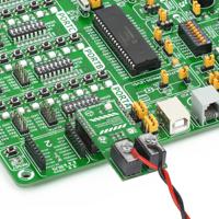 mikroe-1578 MikroElektronika Hall Current Click for TLI4970-D050T4 Contact-Free Measurement Systems