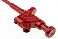 930113101 Hirschmann Test & Measurement Red Grabber Clip with Pincers, 4A, 60V dc, 4mm Socket