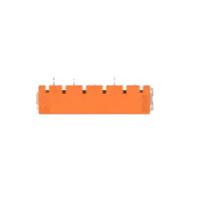 524233-e ERNI Voltron Series Straight PCB PCB Header, 2 Contact(s), 6.2 mm Pitch, 1 Row, Shrouded