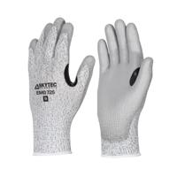 emg00725fb Skytec Elements EMG 725 Black, Grey High Performance Polyethylene, Nylon Work Gloves, Polyurethane Coating