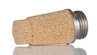 722-277 Legris 0670 Sintered Bronze 12bar Pneumatic Silencer, Threaded, G 1/8 Male