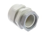 z6123200r SIB WADI-TEC Series Grey PA 6 Cable Gland, M32 Thread, 15mm min., 24.5mm max., IP68