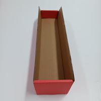 228-1251 RS PRO Cardboard Storage Bin, 450mm x 100mm x 100mm, Red